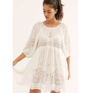 Free People Lace Sheer Dress